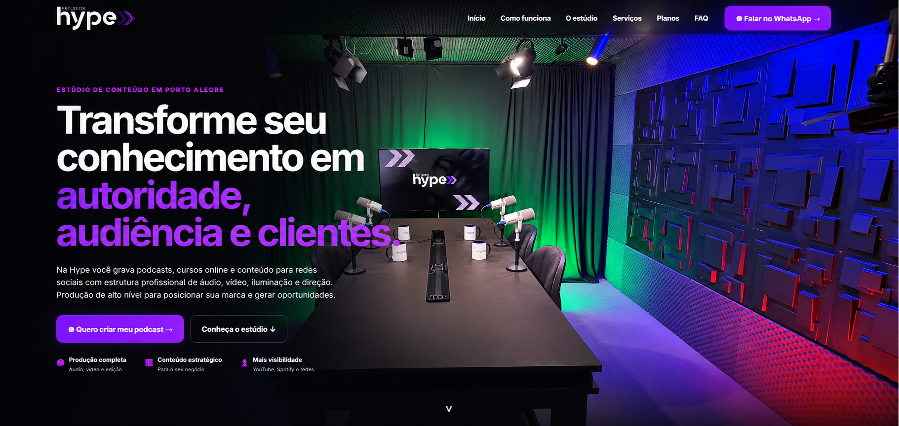 Episódio gravado na Hype